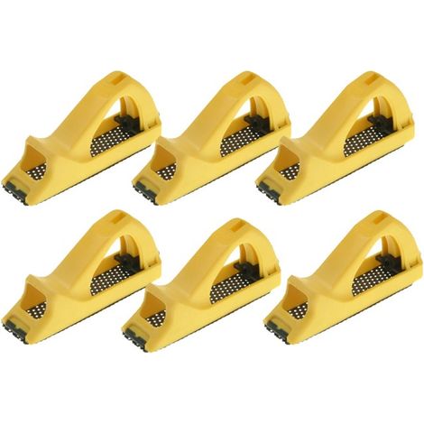 Stanley 5-21-104 Moulded Body Surform Block Plane STA521104 X6