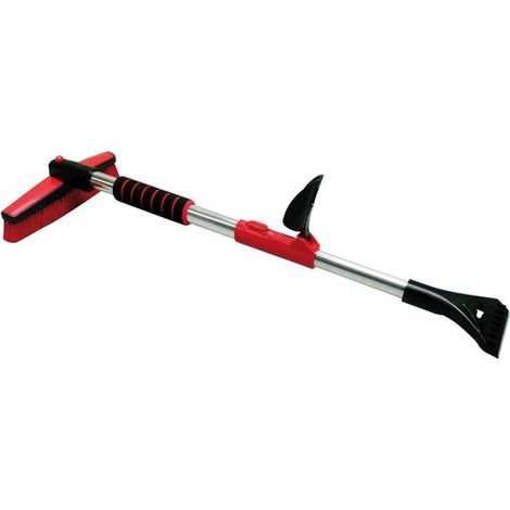 Cepillo y rasqueta Nieve con mango telescópico de 78-118 cm - Superclean