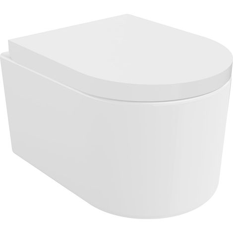 Mexen Sofia inodoro Rimless Tornado con asiento de cierre suave, duroplast, blanco brillo - 30540200T (1/5)
