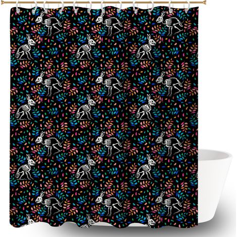 Rideau de bain en polyester 180x180 tissu respirant polyester pour salle de bain pour dans une salle de bain design (1/5)