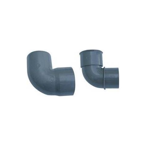 CURVA 87°30' MF PVC GRIGIO Misura: Diam. 100