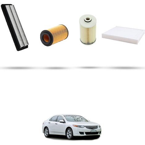 Kit tagliando 4 filtri compatibile con Honda Accord VIII 2.2 132kw dal 2009 (1/5)