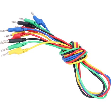 J70054 Cordon de test à double fiche banane, sûr, précis et durable pour multimètre (1/5)