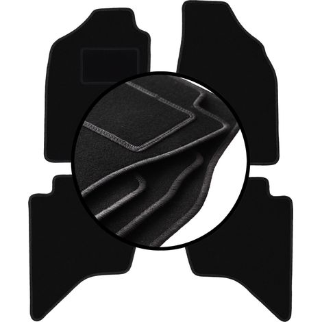 Komplettset Veloursmatten für: Mazda BT-50 Pickup (2007-2012)