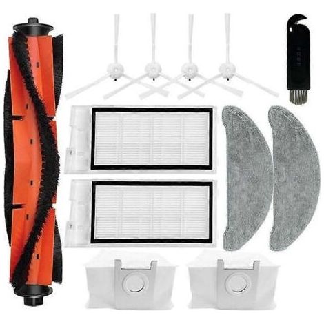 Pièces détachées et accessoires pour aspirateur robot Roidmi Eve Plus SDJ01RM : brosse principale, filtre HEPA (1/5)