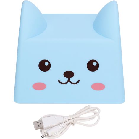 Veilleuse à claques en forme de dessin animé, veilleuse pour enfants rechargeable par USB, lampe décorative de bureau (1/5)