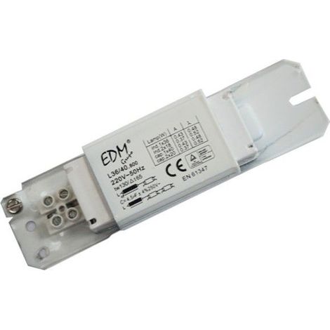 Reactancia para tubo fluorescente 65w 230v edm (1/2)