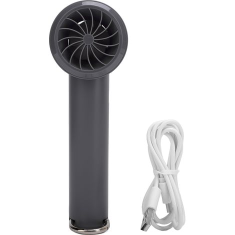 Eosnow Tragbarer Handheld -Turbo -Lüfter 14000 U / min 100 Geschwindigkeit Ruhig USB wiederaufladbar Mini für Reiseberechnung Camping im Freien graue Lila (1/5)