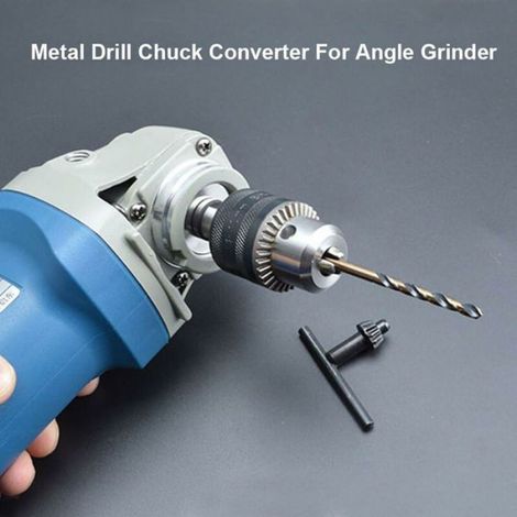 Adaptateur Meuleuse Dangle - Convertisseur M10 Vers Perceuse Avec Mandrin À Clé - Pour Meuleuses 100 mm - Capacité De Foret 1 À 10 Mm (1/5)