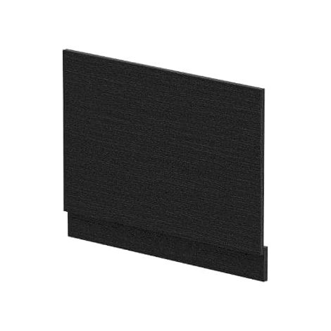 Nuie Straight Bath End Panel and Plinth 560mm H x 730mm W - Charcoal Black (1/5)