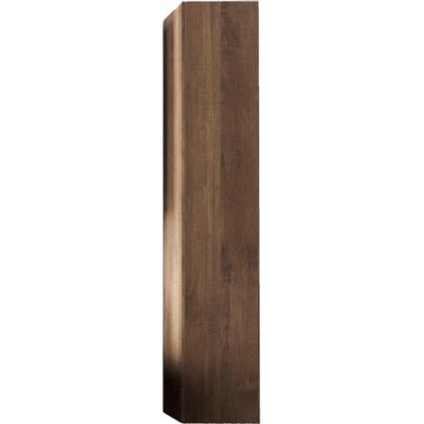 Mueble de baño suspendido FRASSI – 1 puerta – Roble claro – Diseño moderno (1/3)