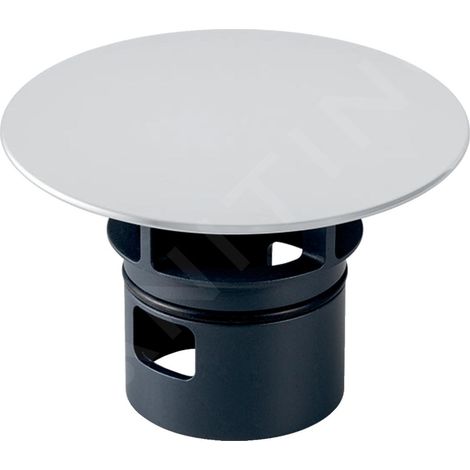 Geberit - Cache-bonde pour raccordement de lavabo Cloue, céramique blanche 241.993.01.1 (1/2)