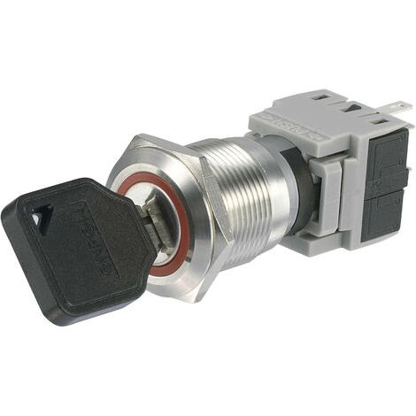 COMMUTATEUR À CLÉ CONRAD LAS1-BGQ-11Y/23 250 V/AC 5 A 1 X OFF/(ON) 1 X 60 ° IP40 1 PC(S) (1/4)