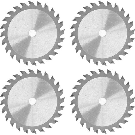 4 Lames de Scie Circulaire Carbure 85mm 24 Dents 3000 tr/min, pour Coupe Bois et Plastique, Lot de 4, Alésage 10mm/0.4in (1/5)
