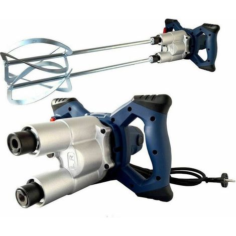 TrAdE Shop Traesio - Trapano Miscelatore Mescolatore 2 Fruste Per Colla E Malta 1500w Rehm-150c - (1/3)