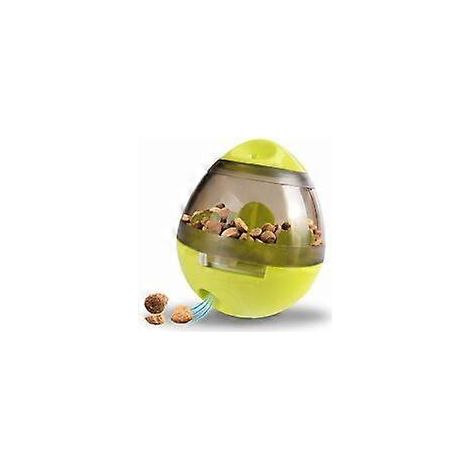 Balle à friandises pour chiens, chats et chiots, balle interactive distributrice de nourriture pour augmenter leur intelligence, jouet éducatif et amusant. (1/5)