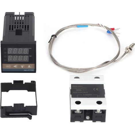 Temperature Controller, 25A AC110V-240V 14-bit PID Chemical Industry for Electrical Power Control (1/5)