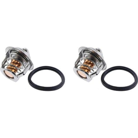 thermostats 71 °C (160 °F) avec joint (réf. 19434-73014) pour Bobcat 463, 553, 753, 763, 773, 7753, S150, S160, S175, 19434-73010 et 6653948 (1/5)