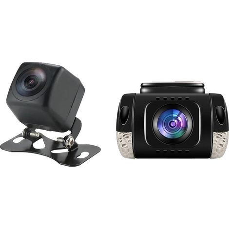 Telecamera posteriore, impermeabile IP67, visione notturna, DVR 1080+, 12V-a (1/2)