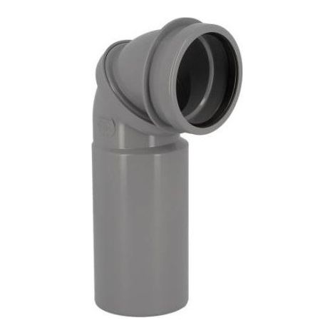 Regiplast – Tube d'évacuation orientable Ø100 mm L300 mm PVC – Sortie verticale ou horizontale – Pour bâti-support (1/2)