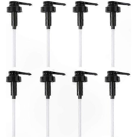 Pompe Doseuse Alimentaire x8, Distributeur à Poussoir pour Bouteilles de Condiments, Têtes de Pompe pour Ketchup, Vinaigre, Sauce Huitre et Pots de Confiture (1/5)