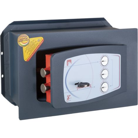 Cassaforte A Muro A Chiave + Combinazione Serie Gold Technomax 210x340x150mm (1/4)
