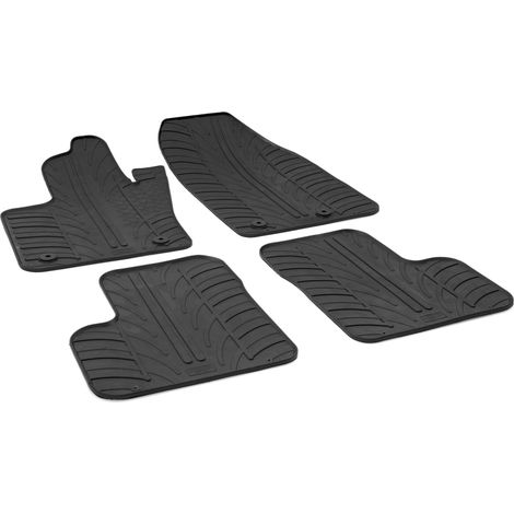 Set tappeti su misura in gomma - compatibile per Fiat 500X (02/1505/25) - Jeep Renegade (09/14)