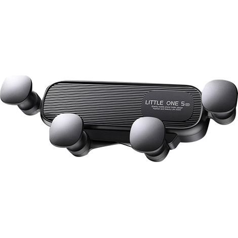 Support téléphonique universel gravité pour voiture, fixation aération avec crochet vis, support smartphone sans fil (1/5)
