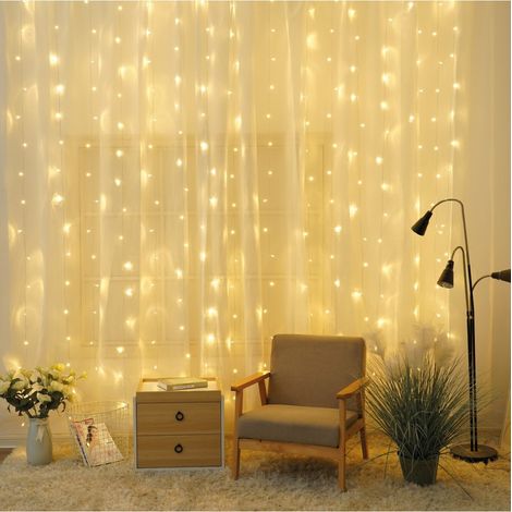 Tenda LED Luminosa 2x2M Luce calda