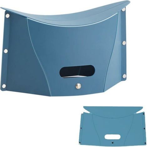 Tabouret de camping et de randonnée pliable et portable — Chaise pliante légère et compacte (Modèle mini ultra-léger, Bleu) (1/4)