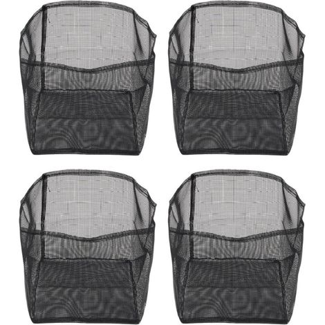 Sacs de plantation d'étang aquatique réutilisables, 4 pièces, maille en PVC, Pot de plantes de jardin, Pots de lys respirants pour tourbière carrée (1/5)