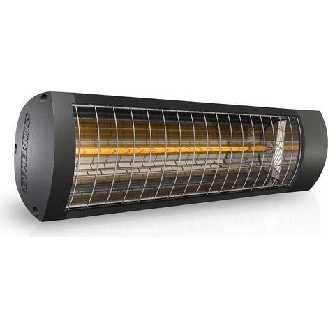 Etherma EXO BASIC radiador exterior negro 1800 W