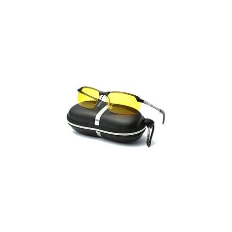 Lunettes de conduite de nuit, lunettes de sécurité polarisées pour la conduite de nuit Anti-éblouissement Anti-reflet HD Night Vision (1/3)