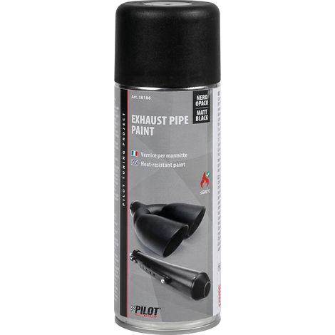 Vernice spray per marmitte - 400 ml - Nero opaco (1/2)