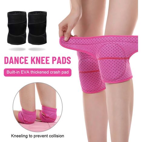 1 paire de genouillères de sport pour adultes et enfants, noires (1/5)