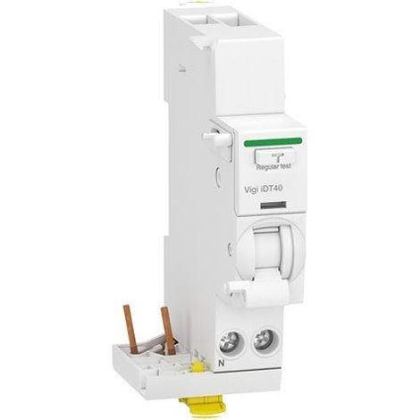 Schneider Electric Acti9 Vigi iDT40 Differenzschutzschalter Weiß