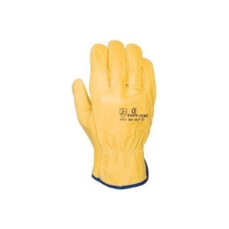 Guante Piel Flor Vacuno Driver Amarillo 2A Talla 9