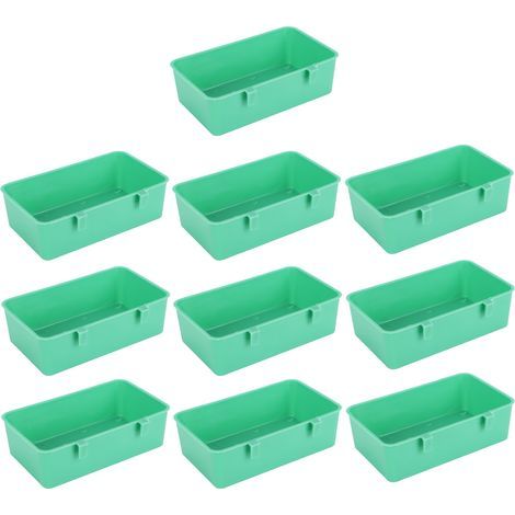 10-teiliges Vogeltränke-Set, Kunststofffutterspender, Futternapf, Vogelbad-Zubehör (1/5)
