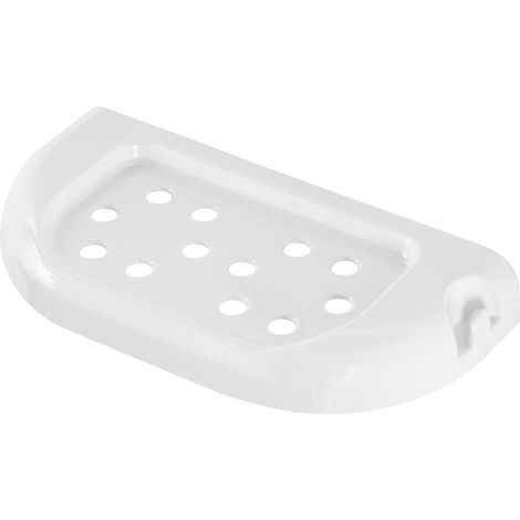 Mensola portasapone a muro 24 cm in ABS bianco  Gioia (1/2)