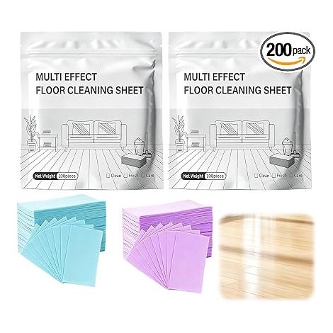 200 Multi-Surface Cleaning Tablets for Deep Floor Cleaning, Water Soluble, Cleaner for Laminate, Hard Floor, Tile (1/5)