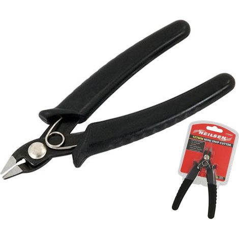 Neilsen 127mm Precision Flush Mini Wire Side Cutter Pliers Cable Snips