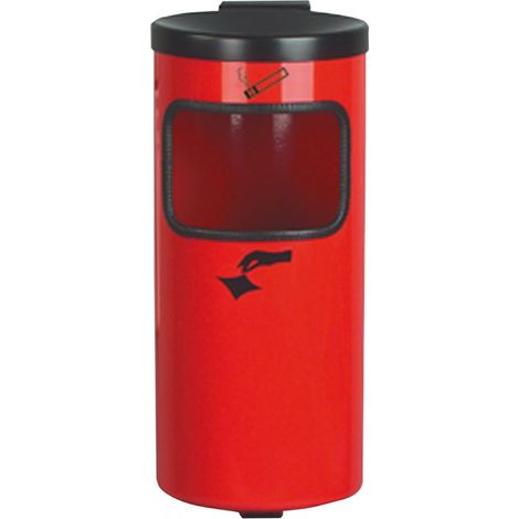 Posacenere Tondo Cestino Rosso