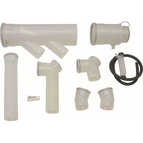 Kit de connexion de base DN 160 PP pour 2 appareils, montage en cascade de 2 unités dos à dos