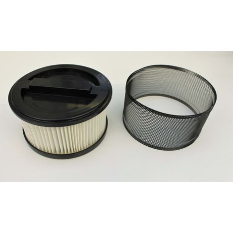 Scheppach Filtre HEPA pour aspirateur de cendres AVC20 avec couvercle en métal - filtre - filtre de rechange - filtre Hepa