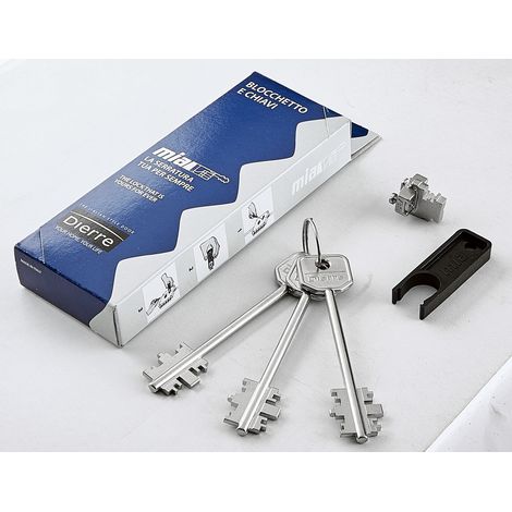 ATRA BLOCCHETTO BLO3210 CON CHIAVE 116 MM- DIERRE- 1,0 pz