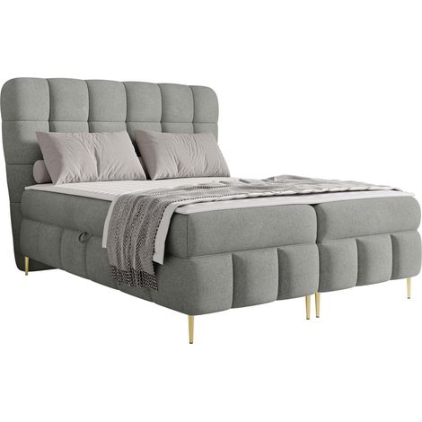 Cama continental Musica, Freya 210.20, Continental, Individuales, 120x200, Tapiz, Somieres, 144x208x122cm