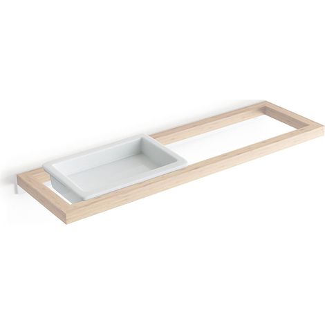 Solo portasapone bamboo mm 154x107x30