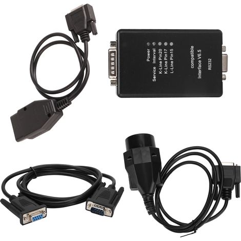 Outil Diagnostic Carsoft 6.5 OBD2 Lecteur de Codes pour BMW E30 E31 E32 E34 E36 E38 E39 E46 E52 E53, Scanner Auto Compatible, Remplacement (1/5)
