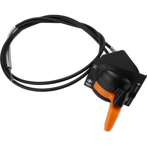 Câble de commande d'accélérateur et starter pour tondeuse John Deere AM140333 X300 X304 X320 X324 X340, pièce de remplacement compatible, contrôle de régime et d'étranglement, câble d'actionnement rob (1/5)