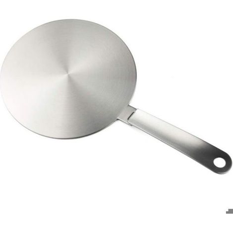 Adaptateur Induction - Plaque Diffuseur Chaleur - Poignée Amovible - Compatible Gaz Et Electrique - 20 Cm (1/5)